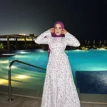 Two-layer Crochet Dress by Sara Doghem