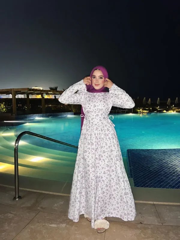 Two-layer Crochet Dress by Sara Doghem
