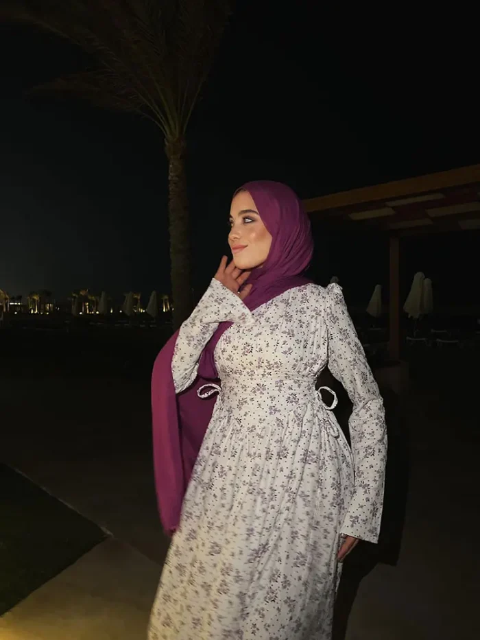Two-layer Crochet Dress by Sara Doghem