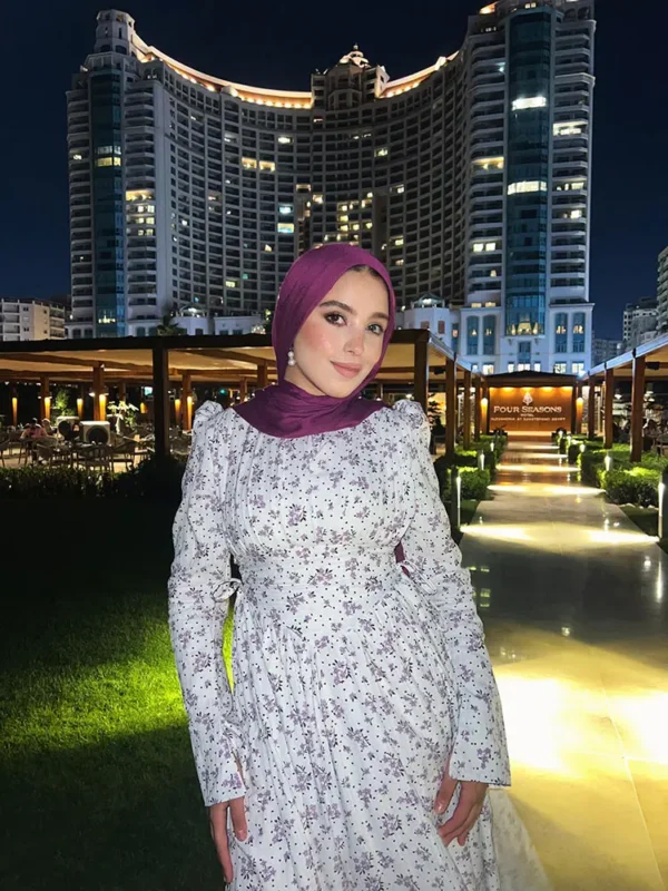 Two-layer Crochet Dress by Sara Doghem