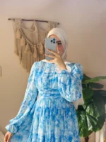Chiffon dress by Sara Doghem