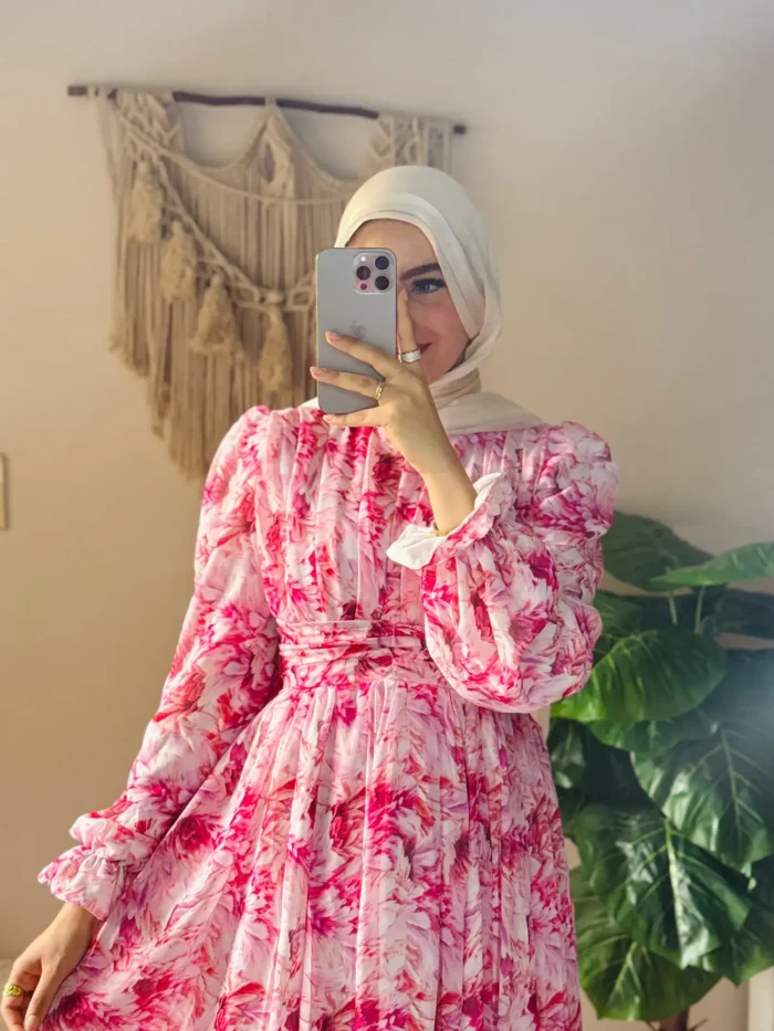 Chiffon dress by Sara Doghem