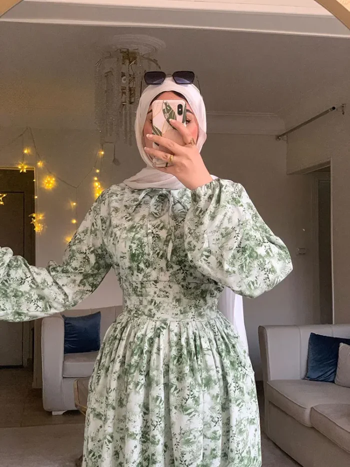 Crepe Dress by Sara Doghem