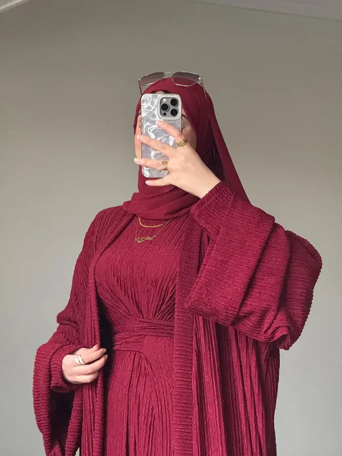 Crochet Abaya by Sara Doghem