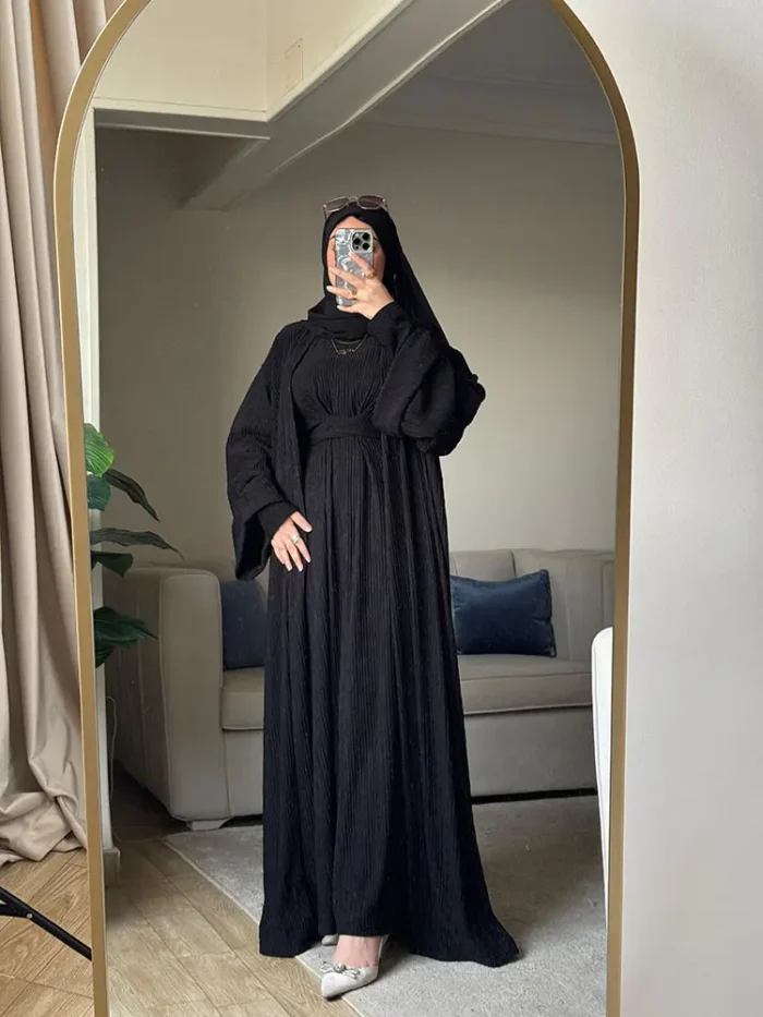 Crochet Abaya by Sara Doghem
