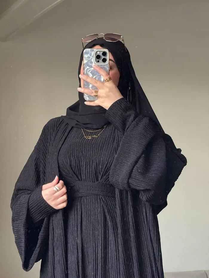Crochet Abaya by Sara Doghem