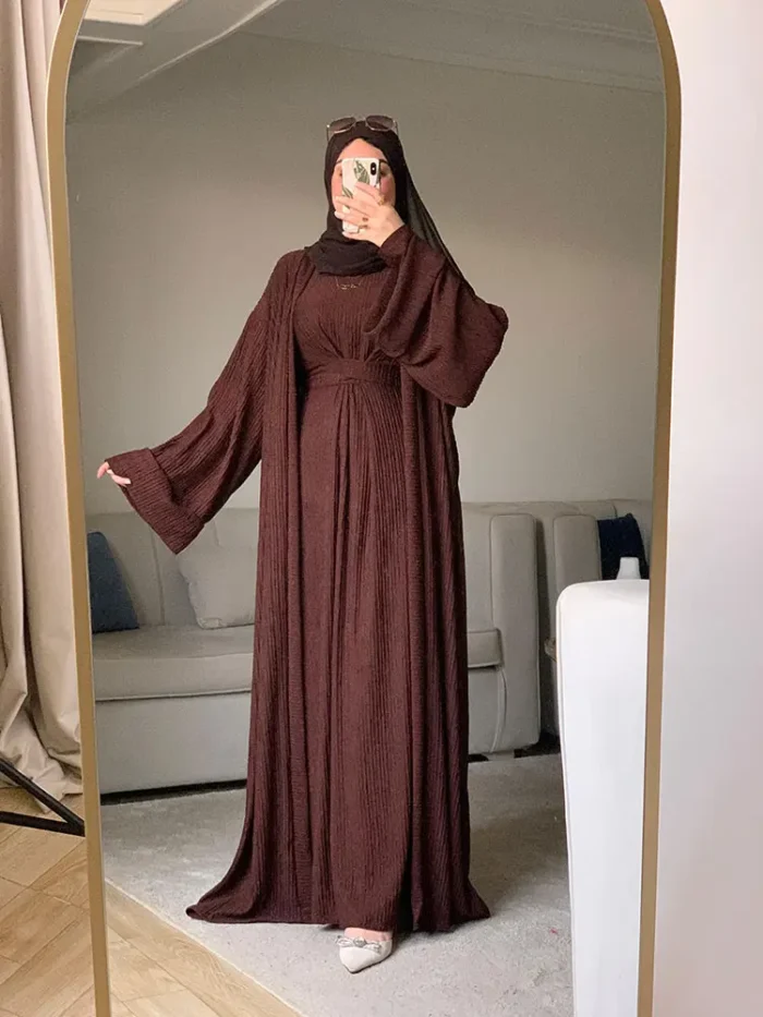 Crochet Abaya by Sara Doghem
