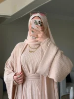 Crochet Abaya by Sara Doghem