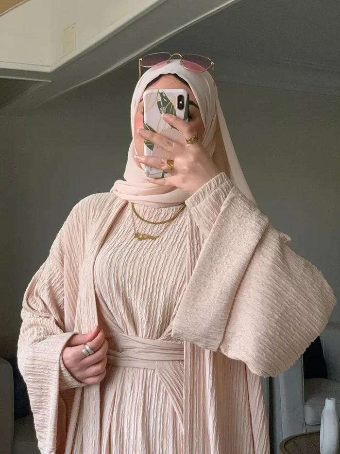 Crochet Abaya by Sara Doghem