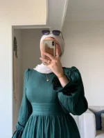 Olive Crochet Dress by Sara Doghem