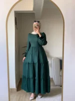 Olive Crochet Dress by Sara Doghem