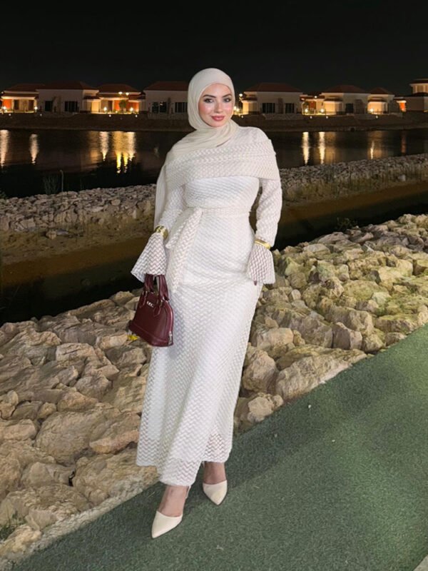 Tricot Lace Dress by Sara Doghem