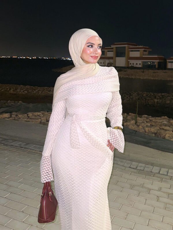 Tricot Lace Dress by Sara Doghem