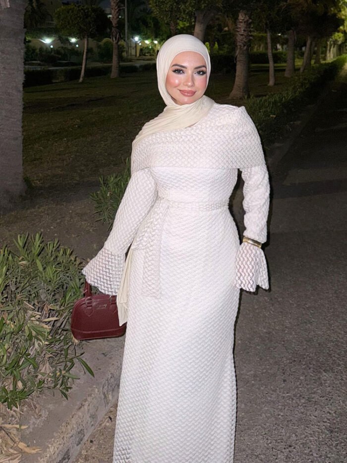 Tricot Lace Dress by Sara Doghem