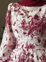 Two-layer Crepe Dress by Sara Doghem