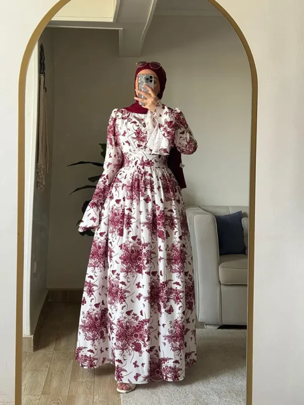 Two-layer Crepe Dress by Sara Doghem