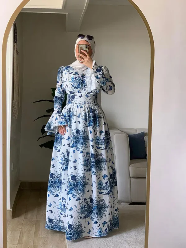 Two-layer Crepe Dress by Sara Doghem