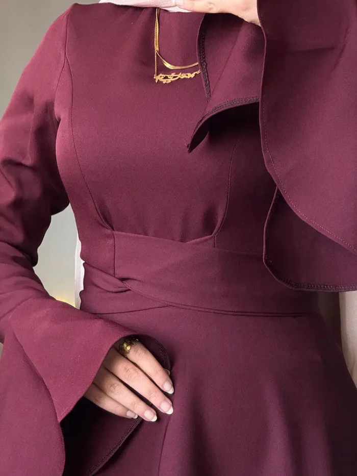Burgundy Zara Dress by Sara Doghem